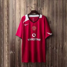 04-06 Man United  Home Retro Jersey
