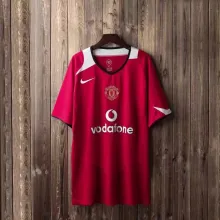 04-06 Man United  Home Retro Jersey