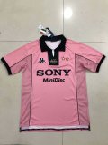 97-98 Juventus Pink  Retro Jersey