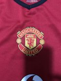 04-06 Man United  Home Retro Jersey