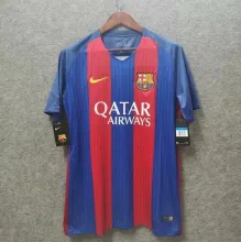 16-17 Barcelona Home  Retro Jersey