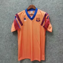 91-92 Barcelona Away  Retro Jersey
