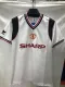 1985 Man United  Away White Retro Jersey