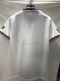1985 Man United  Away White Retro Jersey