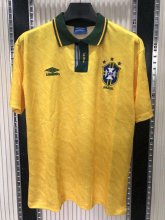 91-93 Brazil Home  Retro Jersye