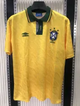 91-93 Brazil Home  Retro Jersye