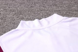 20-21 PSG White with Zipper Sweater Tracksuit Thai Quality
