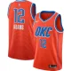 NBA Oklahoma City Thunder #12 ADAMS Orange Jersey High Quality Name and Number Print