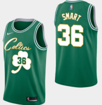 NBA Boston Celtics #36 SMART Green Jersey High Quality Name and Number Print