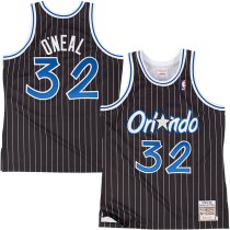 NBA Men's Orlando Magic Mitchell & Ness #32 O'NEAL Black 1994-1995 Hardwood Classics Throwback Team Jersey Name and Number Print