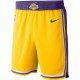 NBA Men Los Angeles Lakers Retro Yellow Pant Short High Quality