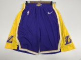 NBA Men Los Angeles Lakers Purple Pant Short High Quality
