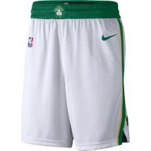 NBA Boston Celtics White Pant Short High Quality Name and Number Print