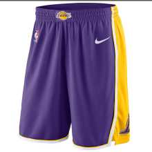 NBA Men Los Angeles Lakers Purple Pant Short High Quality