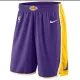 NBA Men Los Angeles Lakers Purple Pant Short High Quality