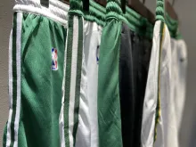 NBA Boston Celtics Green Pant Short High Quality Name and Number Print