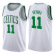 NBA Boston Celtics White with Green Name #11 IRVING Jersey High Quality Name and Number Print