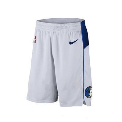 NBA Men Dallas Mavericks White Pant Short High Quality