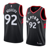 NBA Men Toronto Raptors Black #92 NOGUEIRA Jersey High Quality Name and Number Print