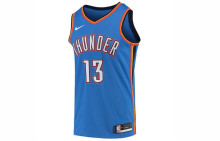 NBA Men Oklahoma City Thunder Blue #13 GEORGE New Season Jersey High Quality Name and Number Print