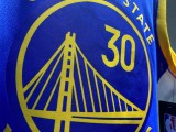 NBA Men Golden State Warriors 19-20 Season Blue #30 CURRY Jersey High Quality Name and Number Print