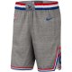 NBA Men Philadelphia 76ers Grey City Pant Short High Quality Name and Number Print