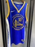 NBA Men Golden State Warriors 19-20 Season Blue #30 CURRY Jersey High Quality Name and Number Print