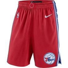 NBA Men Philadelphia 76ers Red Pant Short High Quality Name and Number Print