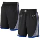 NBA Men Golden State Warriors 19-20 Season Black Pant Short High Quality Name and Number Print