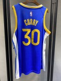 NBA Men Golden State Warriors 19-20 Season Blue #30 CURRY Jersey High Quality Name and Number Print
