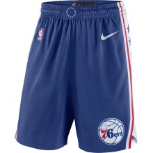 NBA Men Philadelphia 76ers Blue Pant Short High Quality Name and Number Print