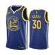 NBA Men Golden State Warriors 19-20 Season Blue #30 CURRY Jersey High Quality Name and Number Print