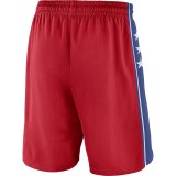 NBA Men Philadelphia 76ers Red Pant Short High Quality Name and Number Print