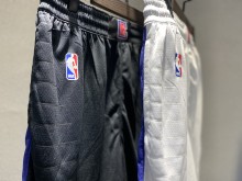 NBA Men Los Angeles Clippers Black Pant Short High Quality Name and Number Print