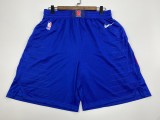 NBA Men Los Angeles Clippers Blue Pant Short High Quality Name and Number Print