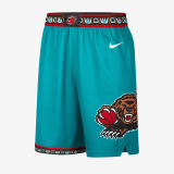 NBA Men Memphis Grizzlies Retro Green Pant  Short High Quality Name and Number Print