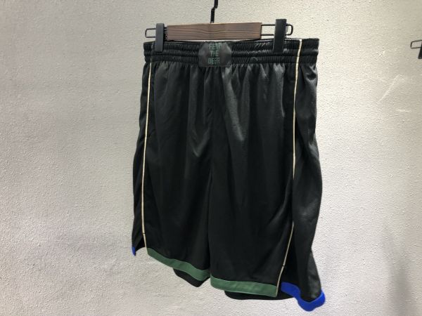 NBA Men Milwaukee Bucks Black Pant Short High Quality Name and Number Print