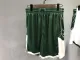 NBA Men Milwaukee Bucks Green Pant Short High Quality Name and Number Print