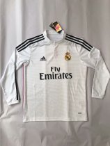14-15 Real Madrid Home Retro Jersey Long Sleeve