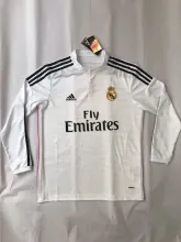 14-15 Real Madrid Home Retro Jersey Long Sleeve