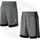 NBA Men New Brooklyn Nets Grey City Pant Short High Quality Name and Number Print
