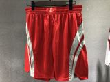 NBA Men Houston Rockets Red Pant Short High Quality Name and Number Print