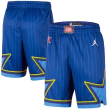 NBA Men 2020 All Star Jerseys Blue Pant Short High Quality Name and Number Print