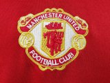 1985 Man United  Home White Retro Jersey