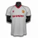 1988 Man United White Retro Jersye