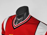 1985 Man United  Home White Retro Jersey