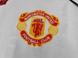 1988 Man United White Retro Jersye