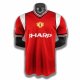 1985 Man United  Home White Retro Jersey