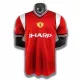1985 Man United  Home White Retro Jersey