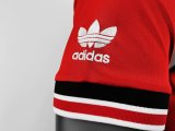 1985 Man United  Home White Retro Jersey
